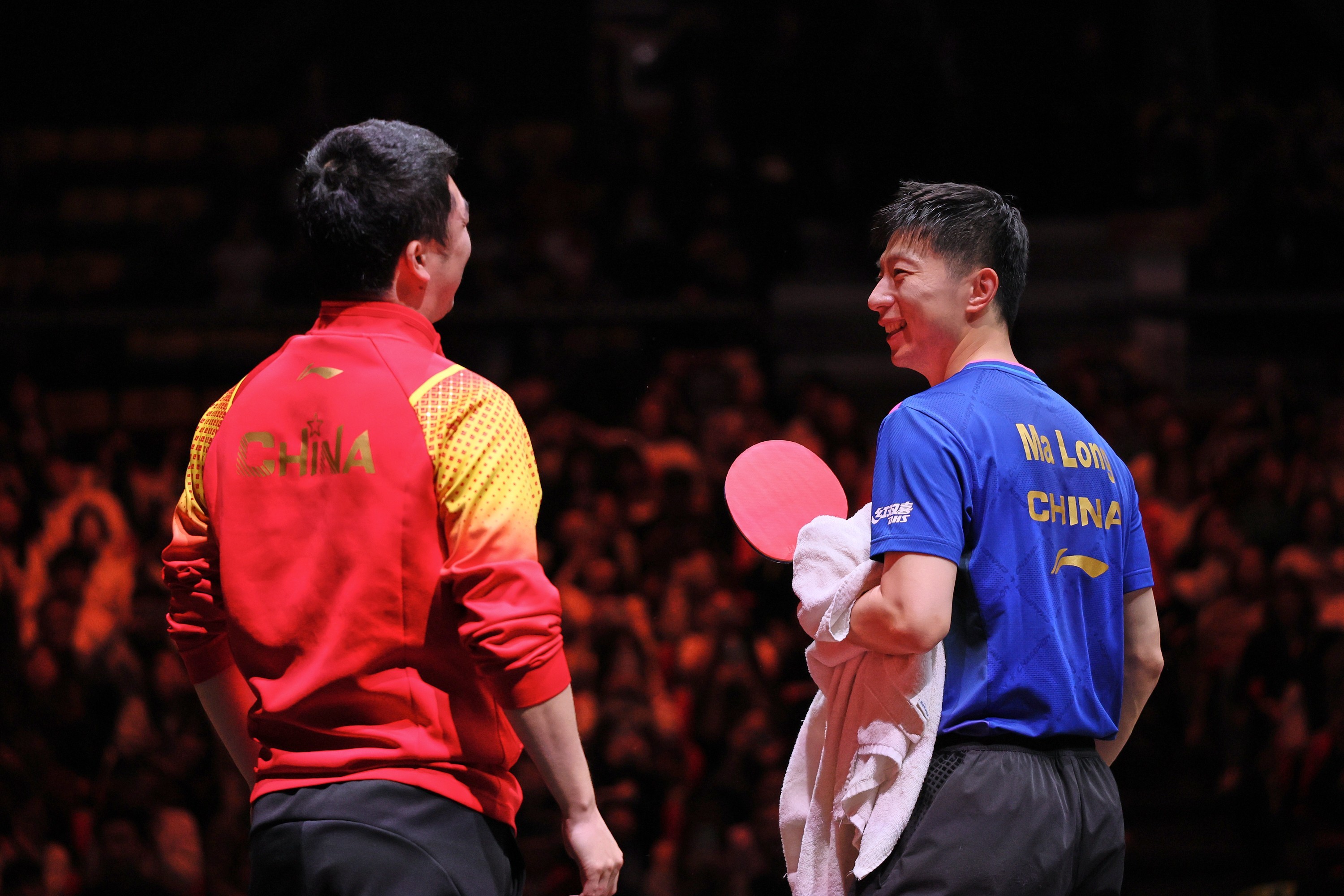 包含德国乒乓球队完胜波兰乒乓球队，马龙高光表现的词条