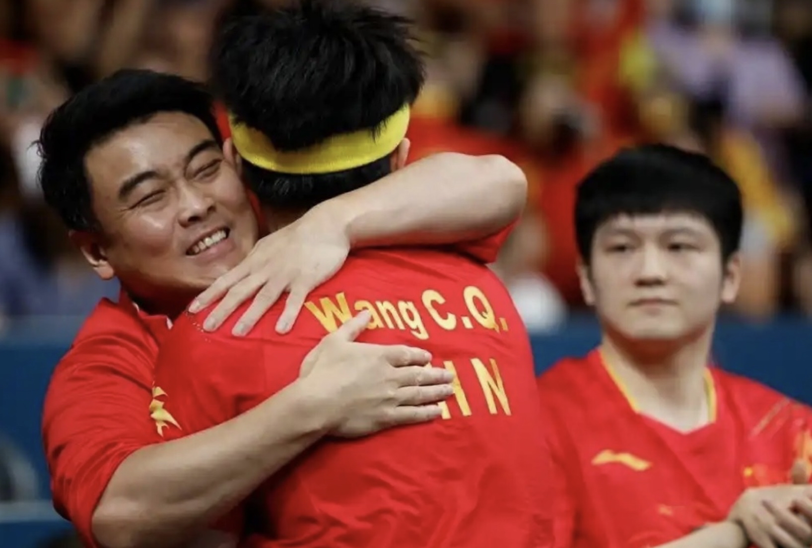 包含中国队轻取德国队，王皓点燃赛场的词条